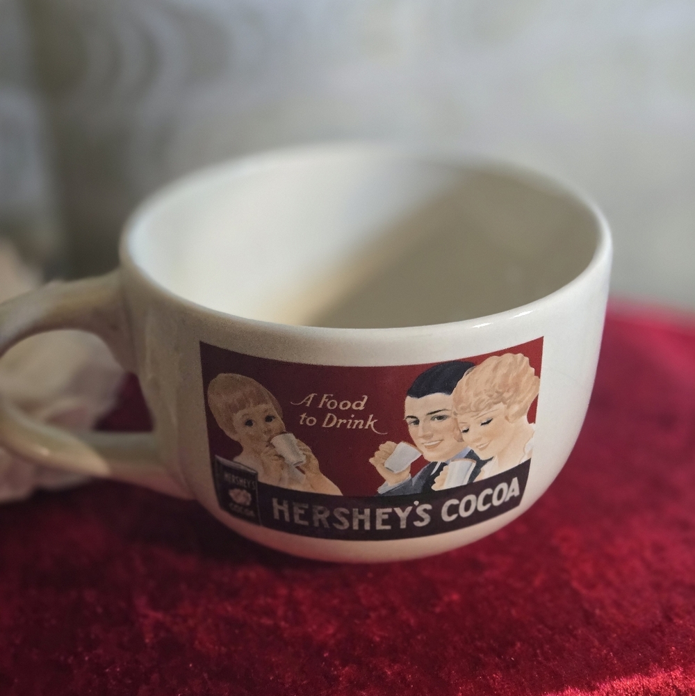 Cocoa Vintage White  Hershey's Cocoa mug